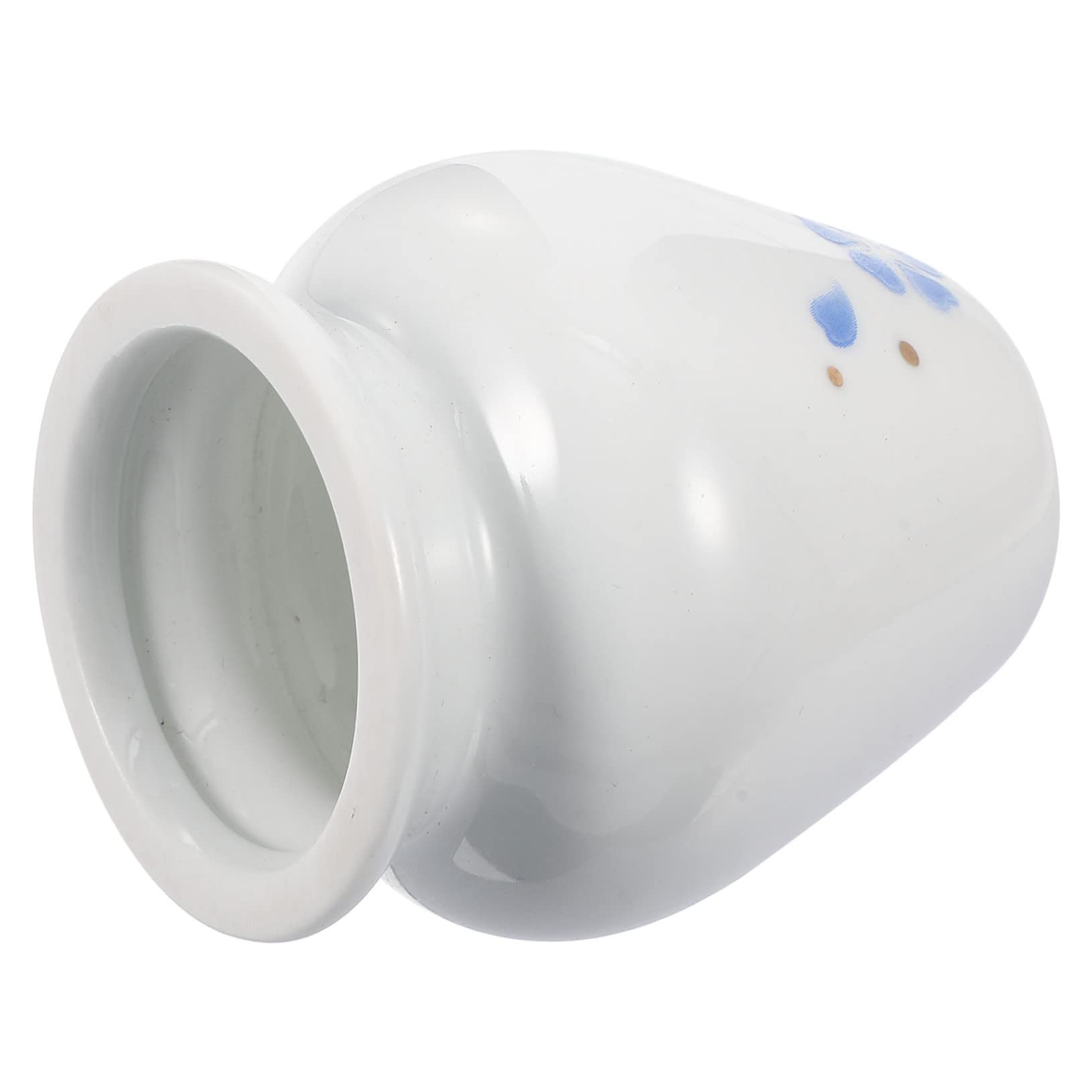 OKUMEYR Japanese Ceramic Matcha Whisk Holder Portable Decorative Whisk Container for Matcha Powder Compact and Easy to Clean Tea Accessory present for Matcha Lovers