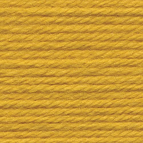 Image of Lion Brand Yarn (1 Skein) Vanna's Choice Yarn, Mustard (Pack of 2)