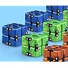 Magic Crazy Cube Stress & Anxiety Relief Toy Killing Time Fidget Toy for Kids Adults ADD ADHD (Blue)