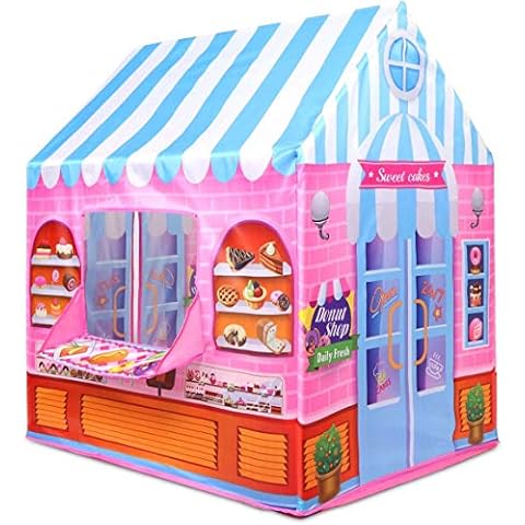 Kiddie Play Tent for Kids Candy Playhouse Boys & Girls Indoor Outdoor Toy Cover