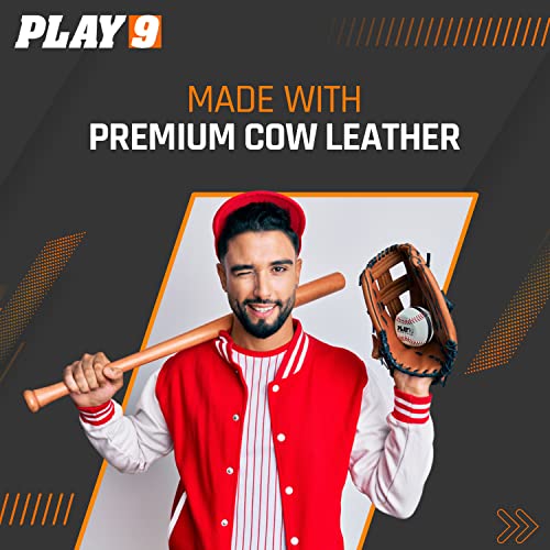 Shop Play 9 Play9 Baseball Training Ball - Leather Baseball Pitching & Throwing Trainers - Spin Ball For Pitchers & Catchers, Youth & Adult #TOP4