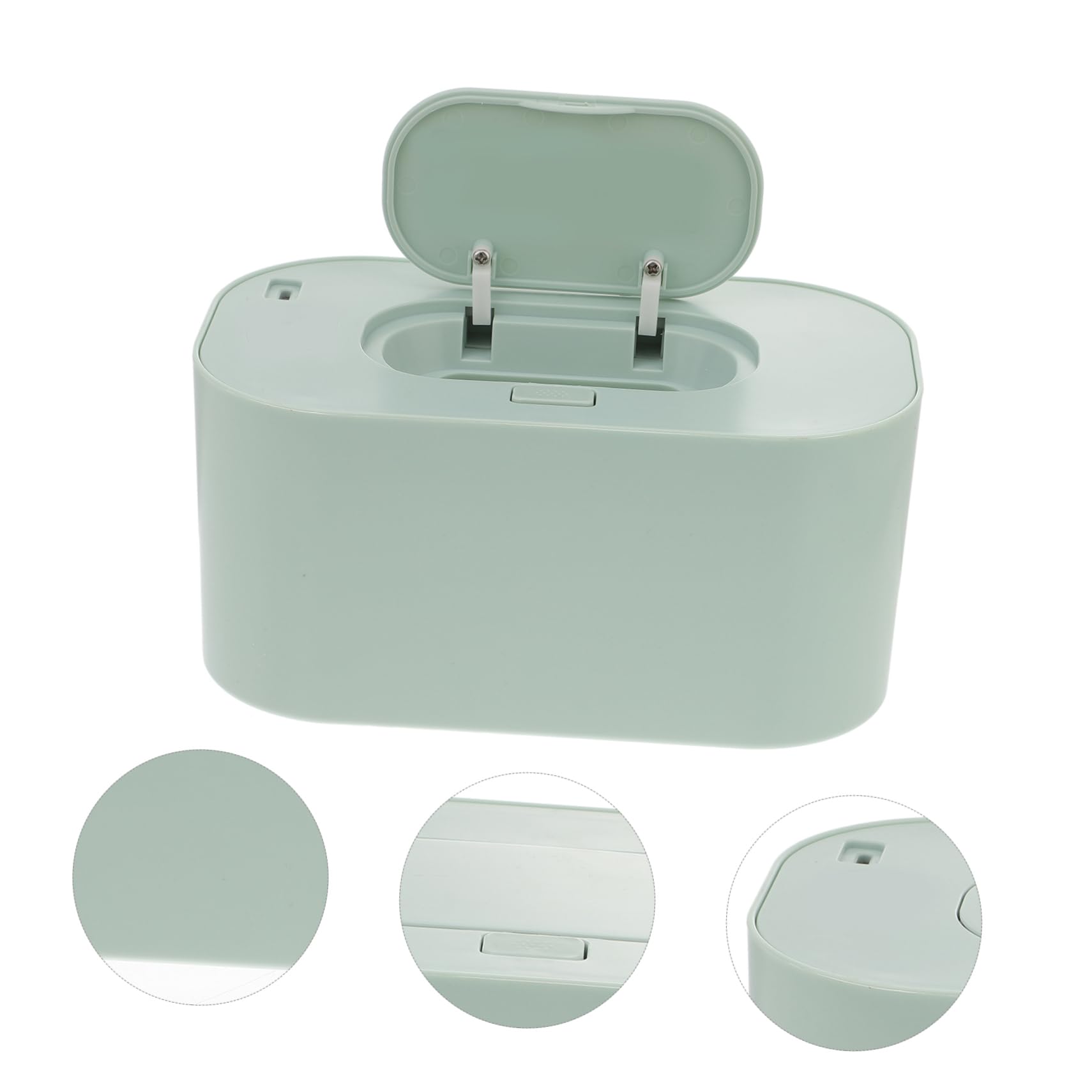 Ciieeo Chauffe-lingettes Portable pour Bébé Chauffage sans Fil USB, Design Compact Vert
