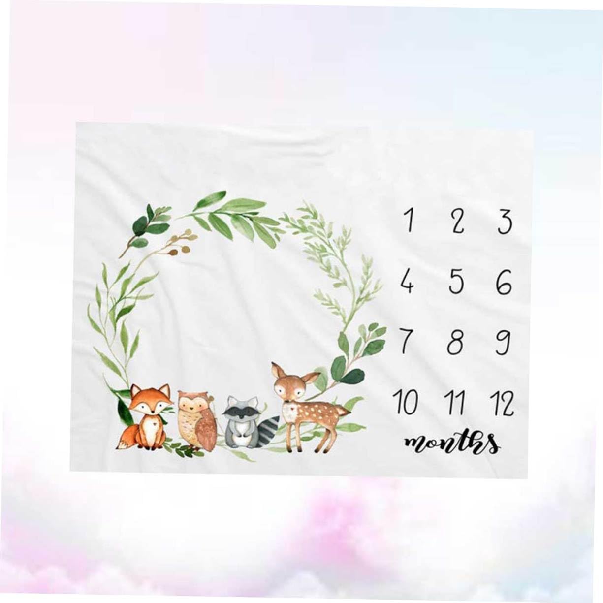 Coperta Personalizzata per Neonata in Flanella Bianca Design Unico, Coperta Fotografica Memory per Ricordo di Crescita e Servizio Fotografico