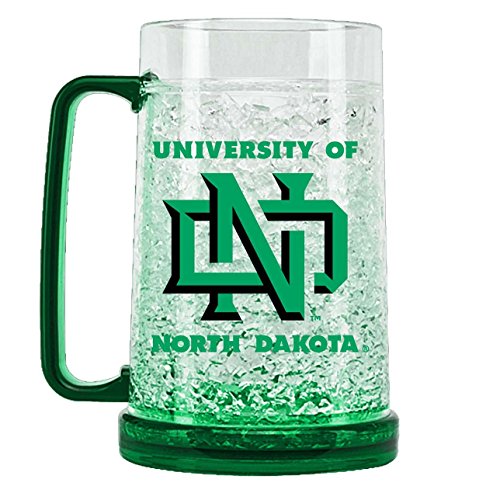 NCAA Unisex Kristall Gefrierschrank Tasse, Unisex, Crystal Freezer Mugs, North Dakota Fighting Sioux, 16 Ounce