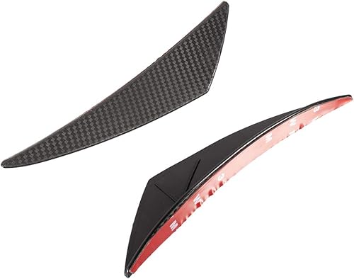 Miniatura 4 de Carenado delantero de motocicleta, alerones laterales aerodinámicos alerones decorativos dinámicos Kit de alas para bicicleta deportiva (negro)