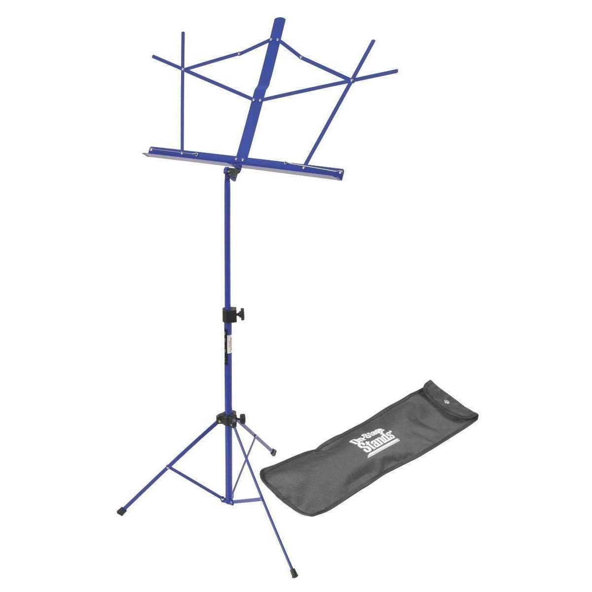 On-Stage SM7122DBB Kompakter Notenständer mit Tasche, Dunkelblau