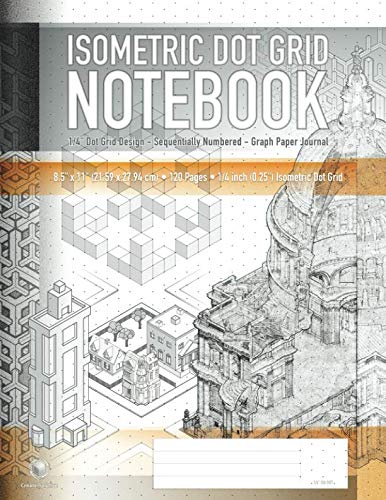 Isometric Dot Grid Notebook - 1/4