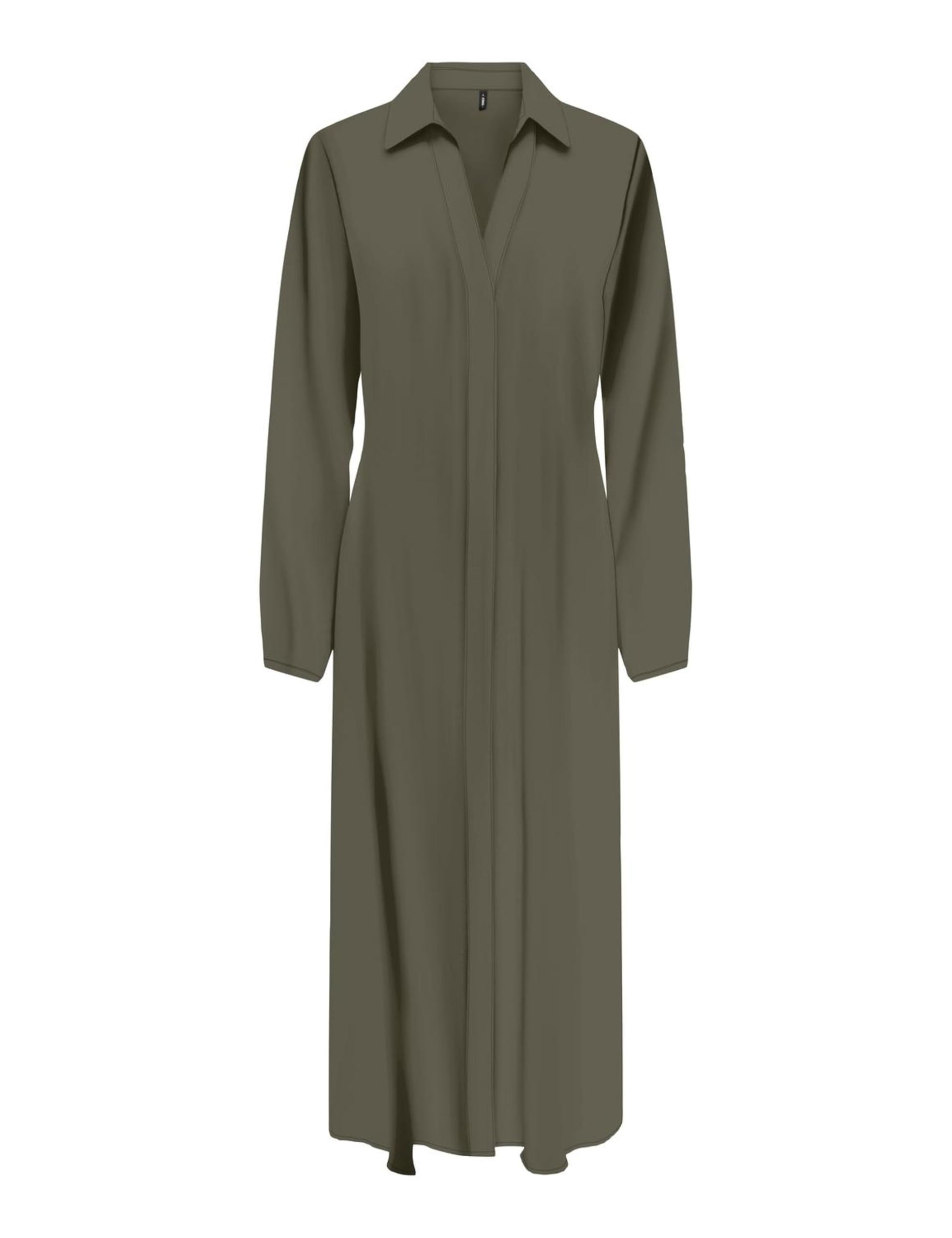 Onlalma Life Poly Kiara Shirt Dress Solid, Kalamata, S