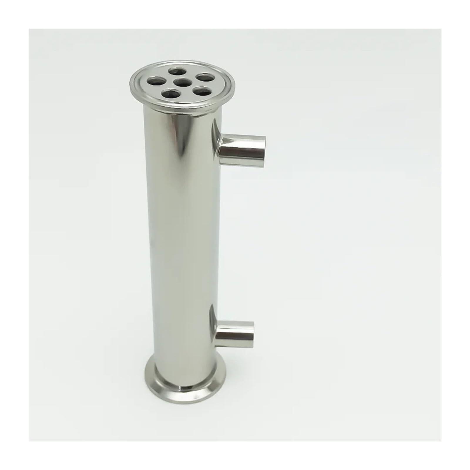 Dephlegmator 1,5 "38mm(OD51mm) 304 Condensador de reflujo de Acero Inoxidable Altura 200mm Dentro de 6 Tubos for Columna de destilación Moonshine