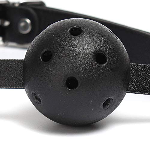 Bavaglio per Adulti con Pallina per Bocca (Ball Gag) e Catena con Morsetti Seno, Pinze Strizza Capezzoli, Morso per Bocca Sadomaso