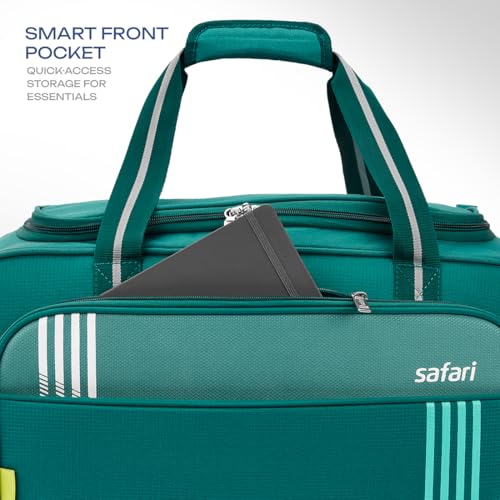 Image of Safari Imperia Trolley 3 Years Warranty Duffle Bag (58 Cm, Teal)