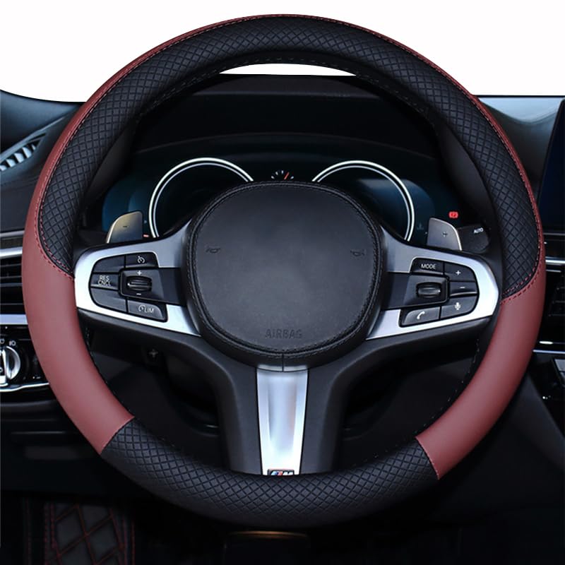 HUACHENG ハンドルカバー 車用 軽自動車 sサイズ ステアリングカバー…