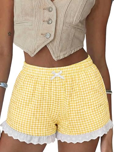 Image of Boxer Shorts 2025 Pajama Bottoms Yellow
