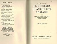 A textbook of elementary quantitative analysis, B000L6MGYQ Book Cover