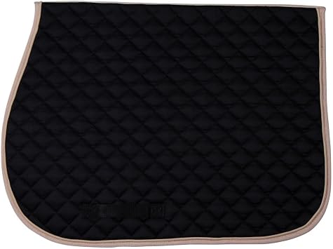 Dura-Tech Deluxe All Purpose Horse Saddle Pad | Ultimate Horse Comfort | Promotes Air Flow | Durable Padding | Square Cut Design | Ideal for Everyday Riding
