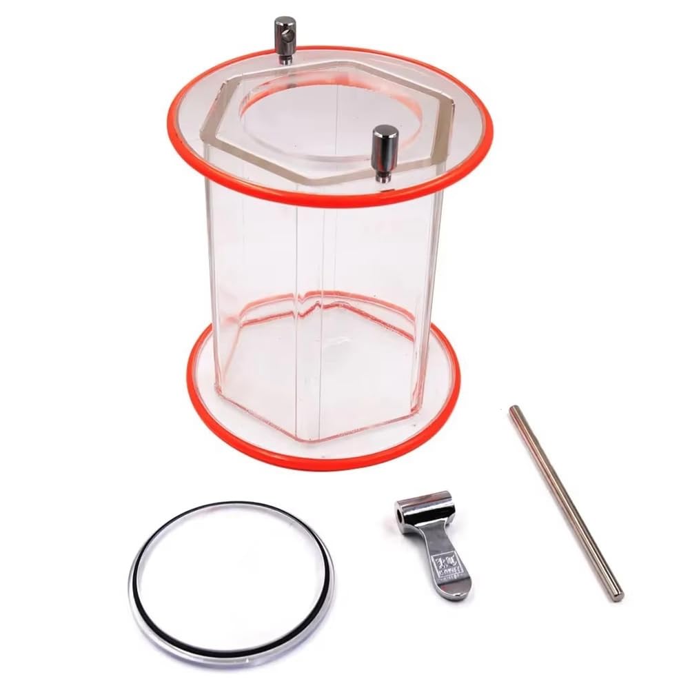 NONDK Jewelry Polishing Machine Jewelry Polishing Bucket for Gold Silver Jewelry Precious Grinding and Cleaning of Ancient Coins