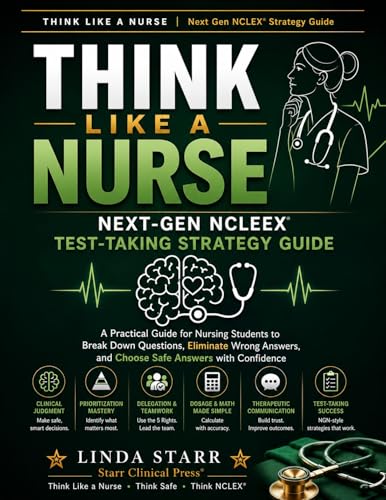 Think Like a Nurse Next-Gen NCLEX Test-Taking Strategy Guide: A Practical Guide for Nursing Students to Break Down Questions, Eliminate Wrong Answers, and Choose the Answers with Confidence