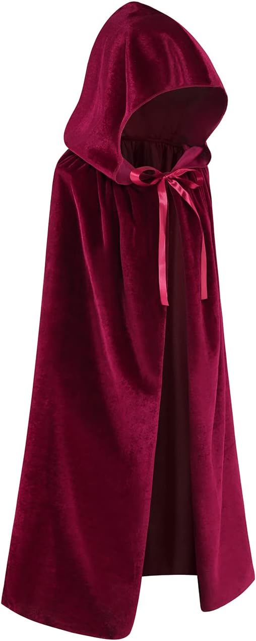Regenboog Hooded Velvet Cape Kids,Cloak for Kids,Halloween Costume Cloak,Christmas,Renaissance,Witch,Wizard
