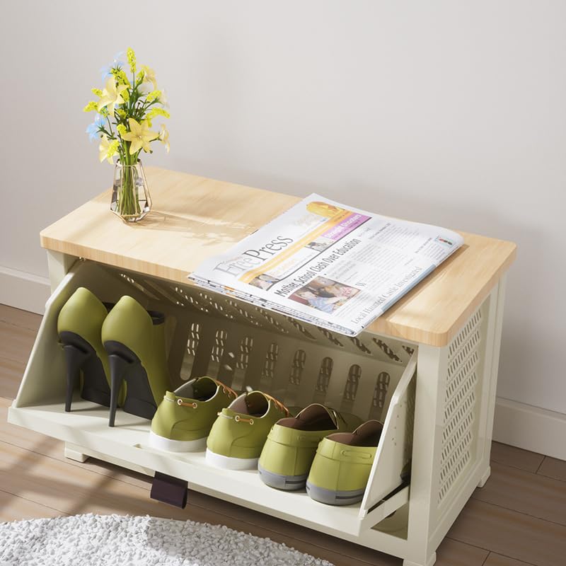 Armoire d'entrée de grande capacité contre le désordre des chaussures de maison