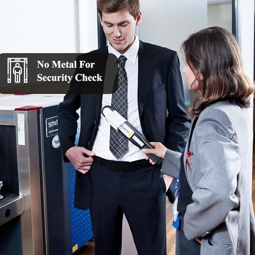 XZQTIVE Men’s Metal Free Belt Hypoallergenic Leather Belts For Jeans Dress Nickle Free TSA Belt With Black Buckle3