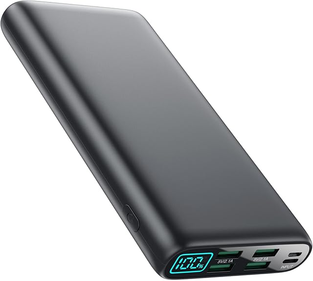 Portable Charger 38800mAh,LCD Display Power Bank,4 USB Outputs Battery Pack Backup, Dual Input USB-C Phone Charging Compatible with iPhone 13 Pro Max/13 Mini/12,Android Samsung Galaxy/Pixel/Nexus/iPad