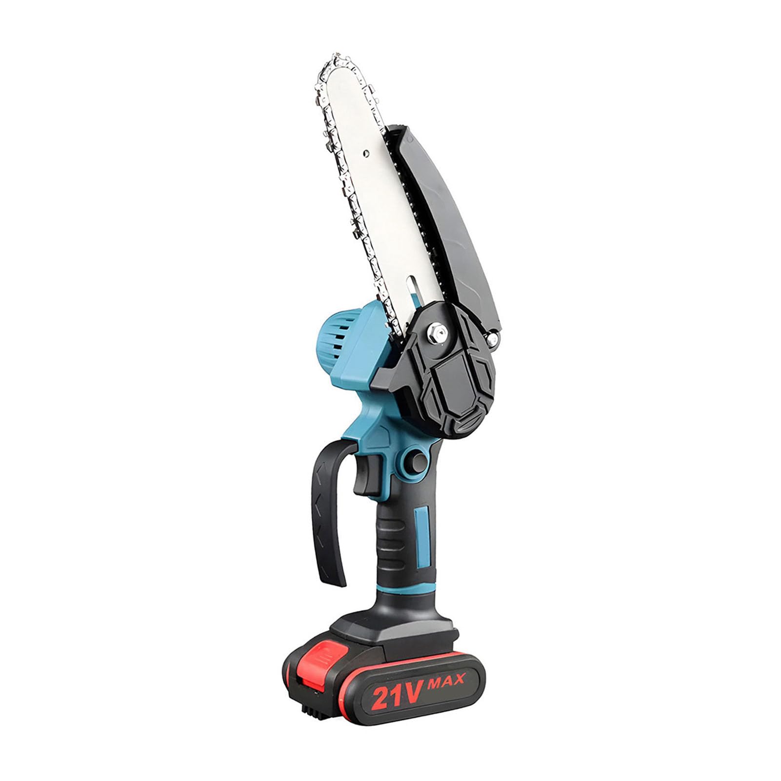 Mini Piła łańcuchowa Bateria 6 i 4 Cale, 21 V Elektryczna Piła łańcuchowa Ręczna Mała Piła łańcuchowa Bateria, 2 x 2000 mAh, 2 łańcuchy do cięcia gałęzi i drewna w ogrodzie