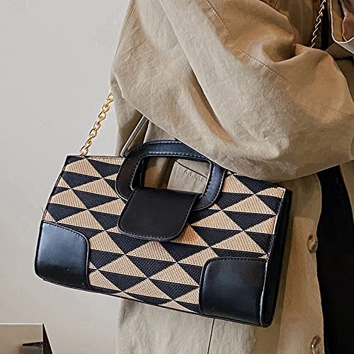 Image of ZLMBAGUS Women Vintage Flap Tote Top Handle Satchel Handbags PU Leather Clutch Purse Shoulder Bag