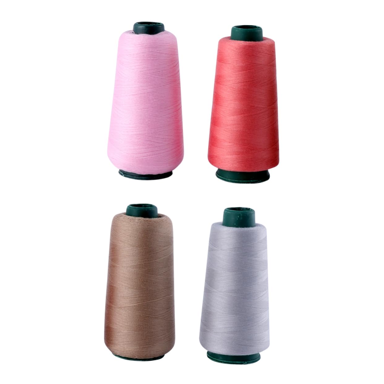 STOBOK 4pezzi Filò Per Macchina Da Ricamo in Poliestere Filò Per Cucire e Trapuntatura Resistente e Liscio Per Abbigliamento e Lavori Fai Da Te