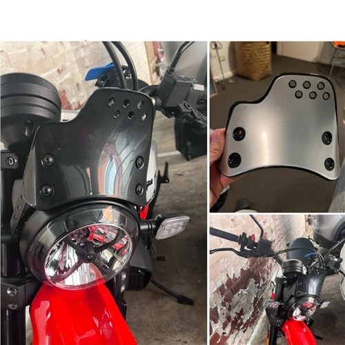 Déflecteur de vent moto Scrambler idéal pour vos sorties de week-end - 3