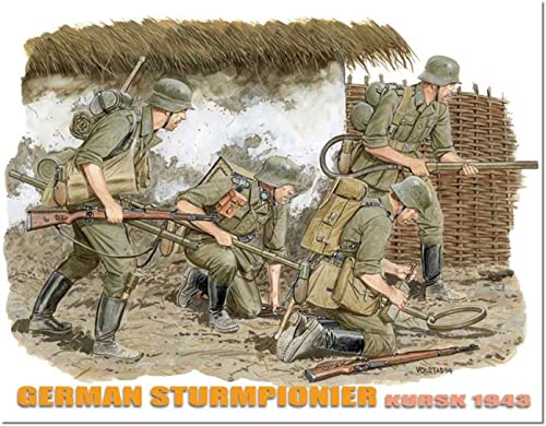 Sapeurs de combat allemands Koursk 1943 maquette plastique 1/35 figurines infanterie seconde guerre