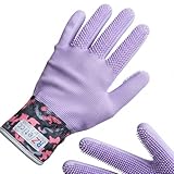 RZleticc Dishwashing Gloves Women Premium, For Household Use with Tear-Resistant and with Scrubber