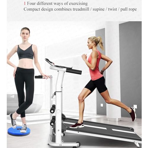 Image of Folding Treadmills Treadmills, Home Folding Treadmill Led Display Multi-Function Shock Absorption Mute Treadmill Walking Hine
