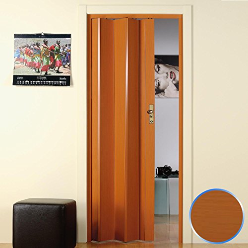 Forte Puerta Plegable de Interior de PVC Cerezo 83x214 cm Mod.Maya