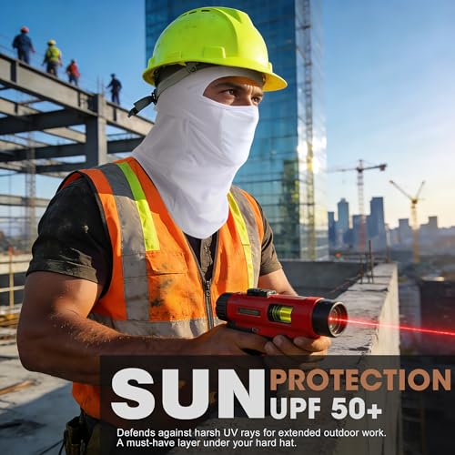 Image of WTACTFUL Breathable Balaclava Face Mask Men, Summer UPF 50+ Sun Protection