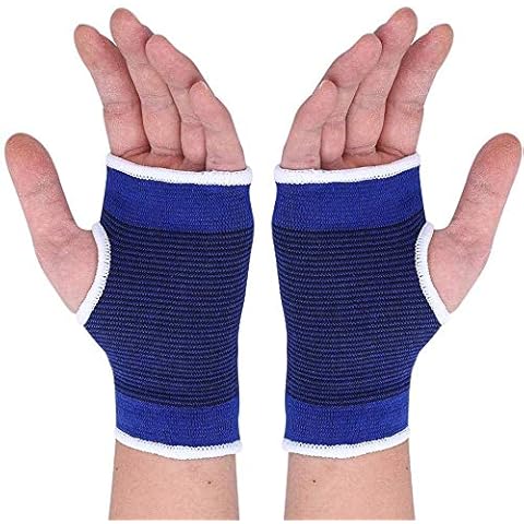 Wrist and Palm Support Brace, 1 Pair (Left & Right) Hand Support Gloves and Tendonitis Arthritis Pain Relief for Men and Women Cover