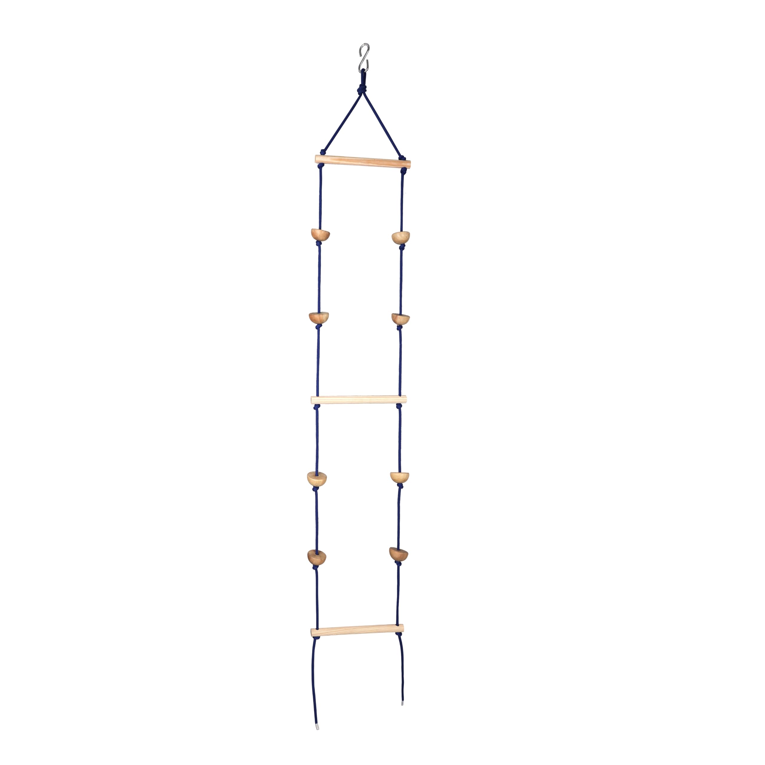BOFFLE Rope Ladder for Kids | Climbing Stairs for Kids | Wooden Scales for Kids for Physical Activity | Indoor Outdoor Games for Kids for 3 to 10 Years