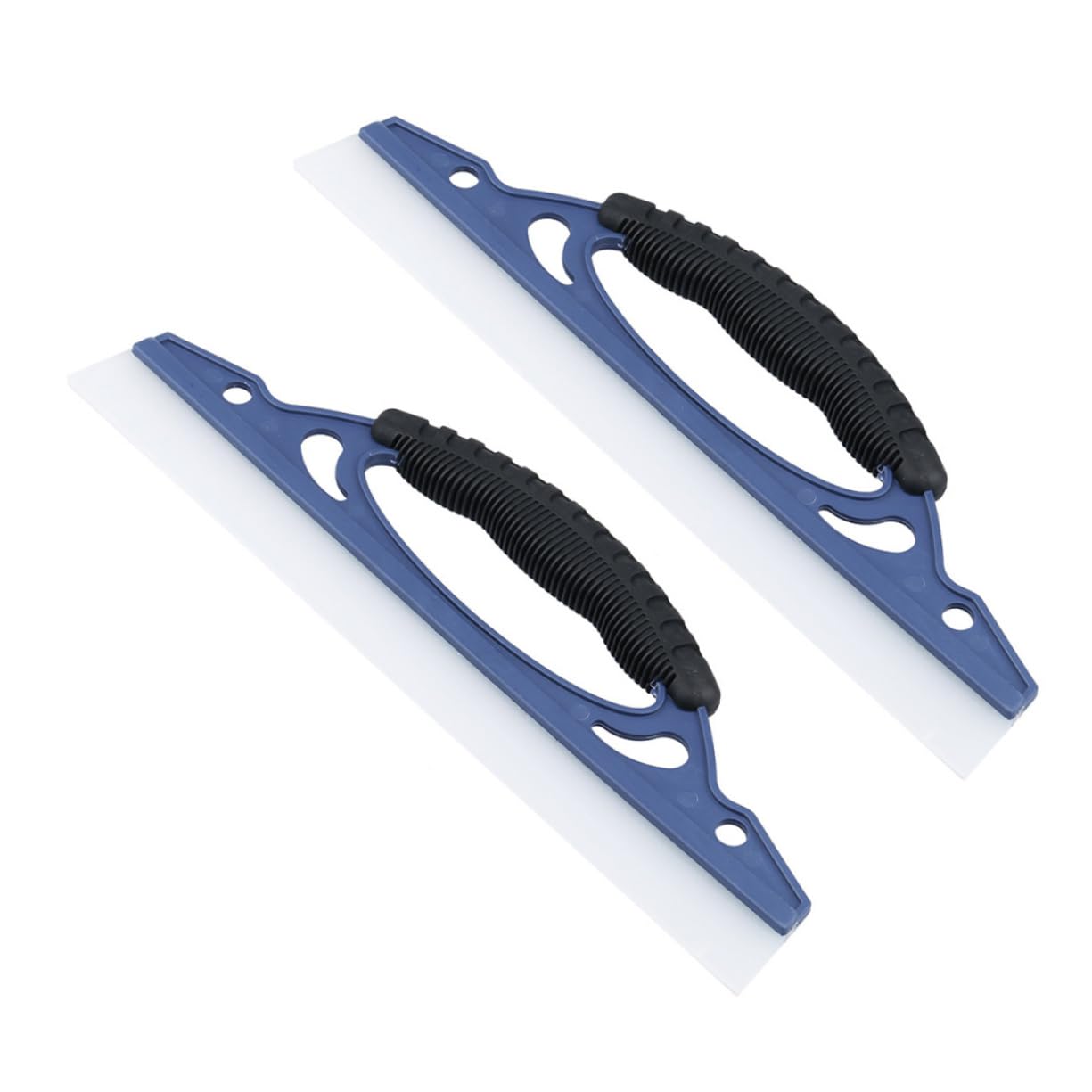 MUCKLILY Shower Window Squeegee Set Soft Rubber Blade for Car Glass Shower Door Durable Plastic Scratch-Free