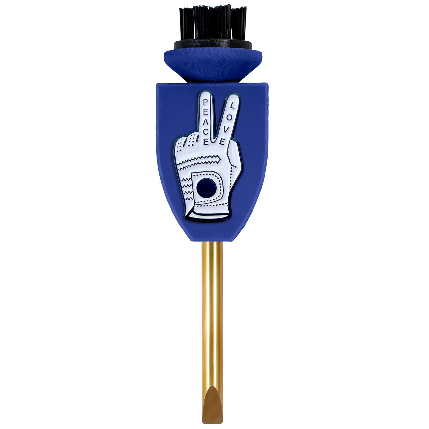 Skinny Golf Pocket Caddie 4-in-1 Golf Tool | Divot Tool | Ball Marker | Scrub Brush | Groove Cleaner | Golf Accessory Fits in Pocket