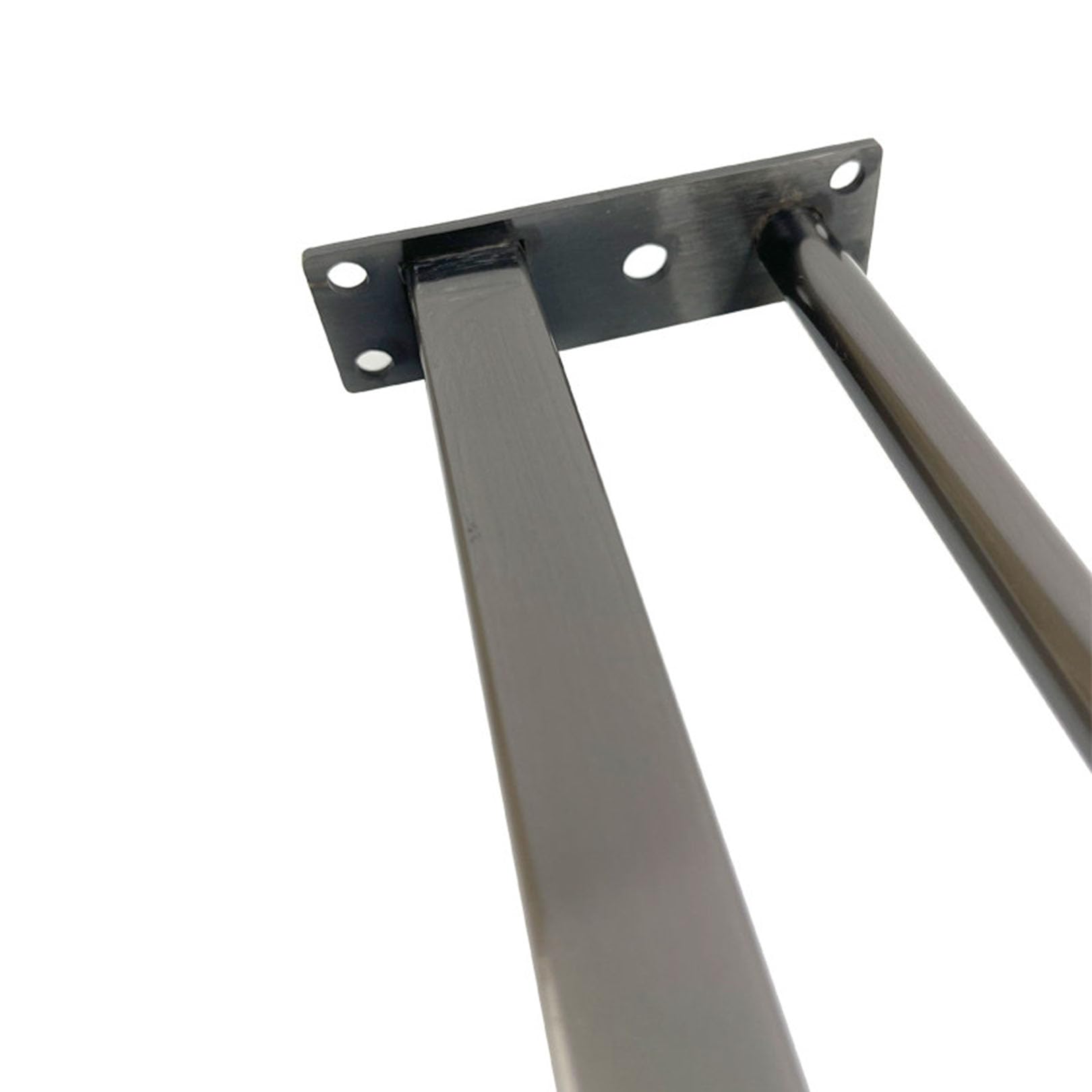 Czarne futrzane nogi ze stali nierdzewnej, 70 cm, wymienne nóżki do sofy, szafki, biurka, kanapy, krzesła ze śrubami montażowymi, metalowe podparcie do dekoracji domu, 4 szt