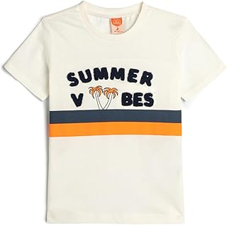 KOTON Baby boys Short Sleeve Printed Tshirt