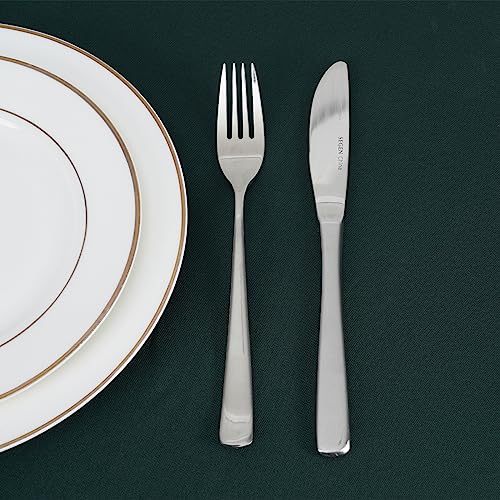 Zdada Green Round Table Cloth, 152cm/60Inch Large Circular Table Cloths - Image 3