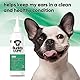 Buddycare Hundeohrreiniger, beruhigende Ohrenreinigungslösung für Hunde, natürlich gewonnene Inhaltsstoffe mit Aloe Vera (200 ml, 1 Stück)