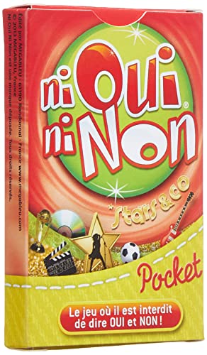 Megableu - 678052 - Jeux de voyage et de poche - Pocket Ni Oui Ni Non thématique Star