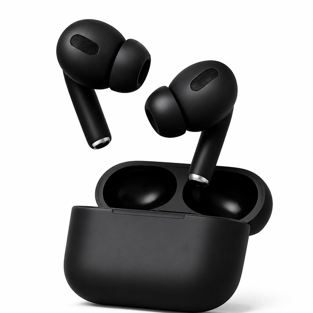 linston tws wireless earbuds with bluetooth, enc noise cancellation, hd calling, touch control, deep bass sound, fast charging case & comfortable in-ear fit – black