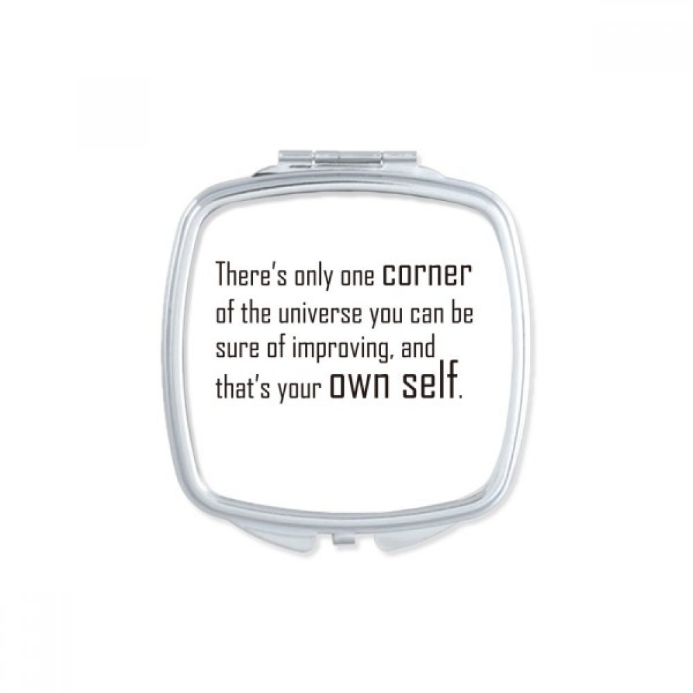 Miroir compact de maquillage mignon pour rester parfaite au bureau et en voyage