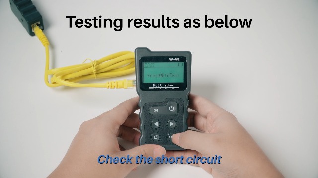 NF-8506 Netzwerktester 9-in-1 – Mit IP-Scan, Ping, Switch-Rate-Test, PoE, TDR, Kabellängenmessung