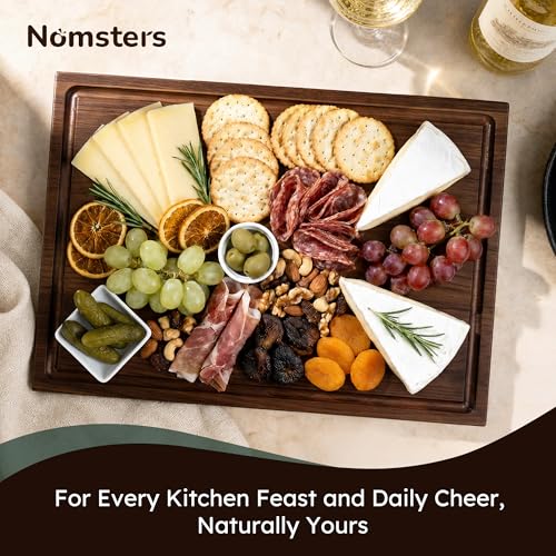 Tabla de cortar rectangular de nogal americano natural 17 pulgadas miniatura 6