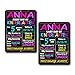 First and Last Day of School (Set of 2) Rainbow Stars Chalkboard Style Photo Prop Tin Sign - 9 x 12 inch Reusable Easy Clean Back to School - USE Liquid Chalk Markers to Customize (Not Included)