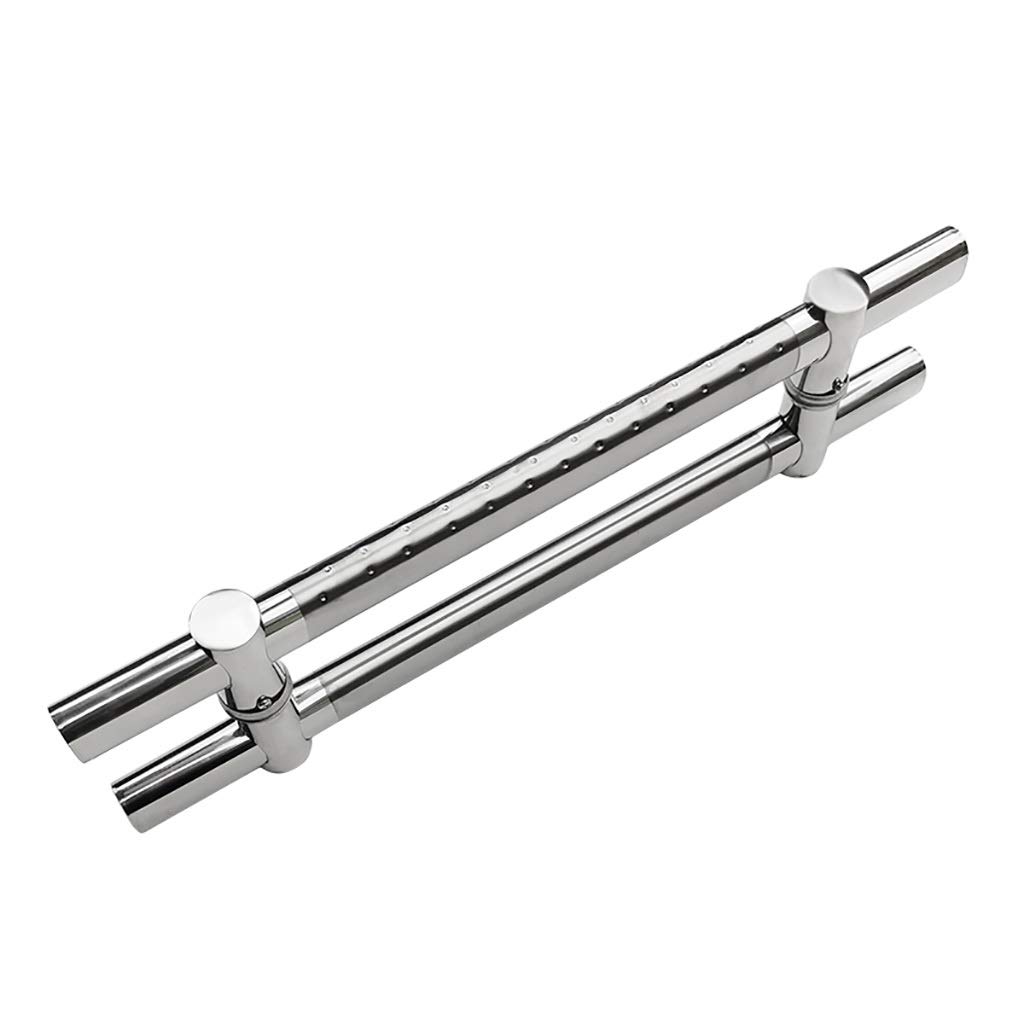 vfdaSWQQ Door handle, Heavy-Duty Stainless Steel, Door Handle, Push-Pull Hardware Parts Hole Spacing Adjustable(800x500mm)