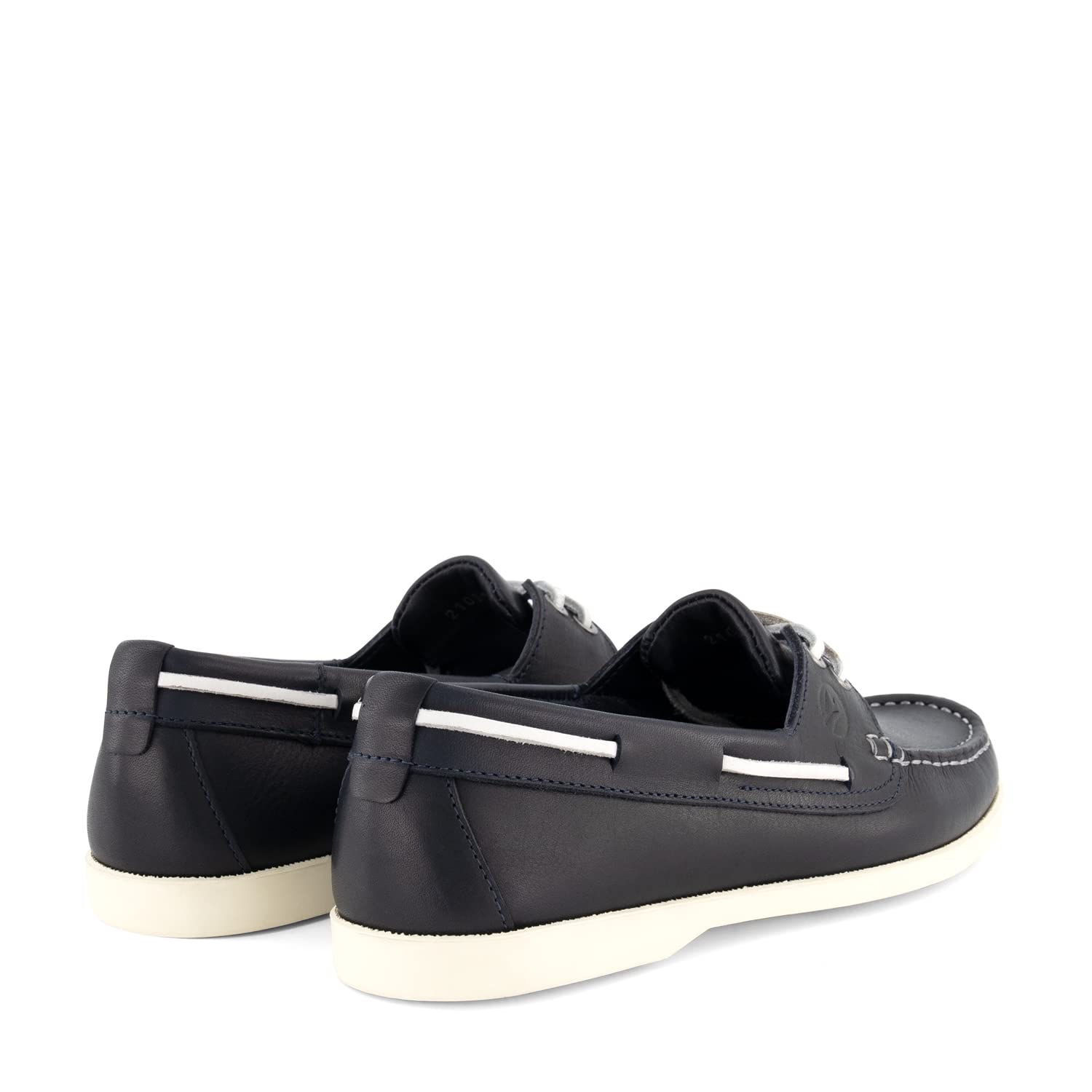 Travelin' Damen Exmouth Lady Slip On Nautical Leder Sommerschuhe - Blau